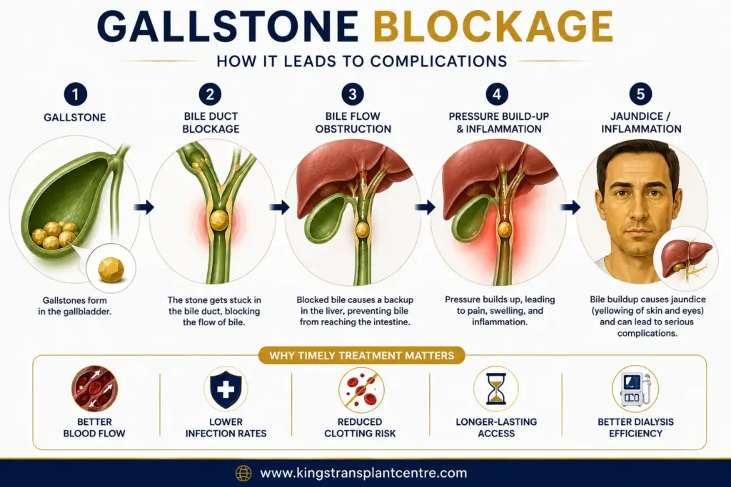 gallstone blackage
