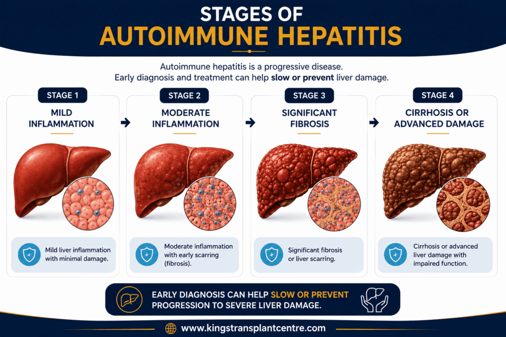 Symptoms of autoimmune hepatitis