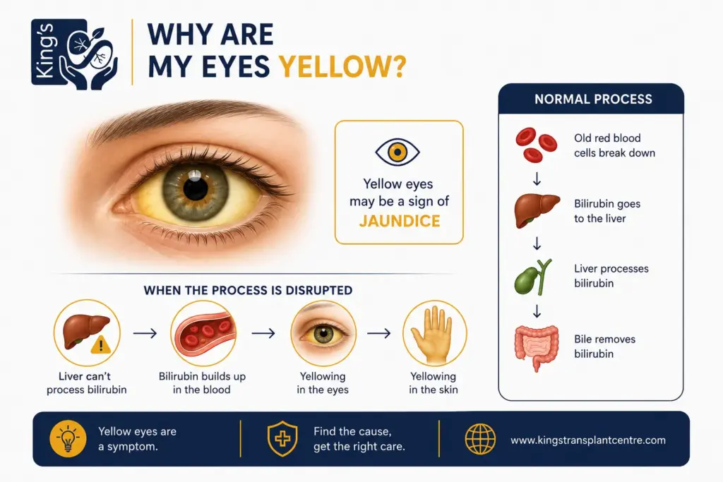 why are my eyes yellow
