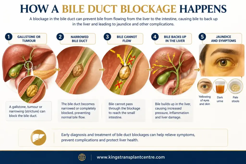 How Bile duct Blockage happens