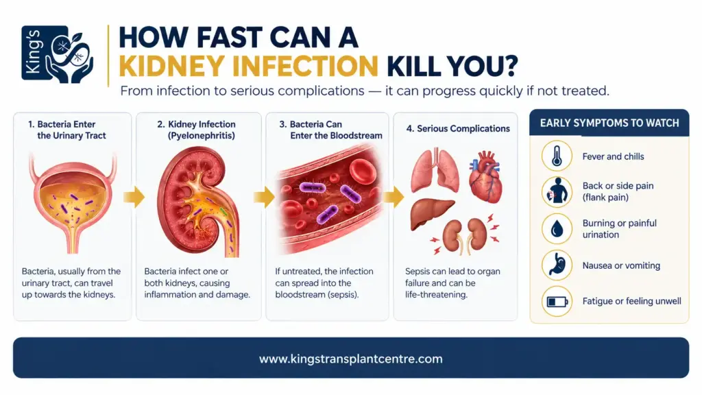 How fast can a kidney infection kill you